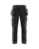 Blaklader 1990 X1900 muške radne hlače Denim Stretch – Crna/Crna