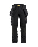 Blaklader 7170 STRIKER ženske radne hlače Stretch – Crna/Crna