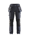 Blaklader 7990 X1900 ženske radne hlače Denim Stretch – Tamnoplava/Crna