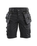 Blaklader 1992 X1900 muške kratke radne hlače Denim Stretch – Crna