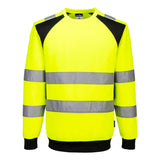 WX2 Majica Eco Hi-Vis s kapuljačom CD805 - Žuta/Crna
