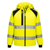 WX2 Hi-Vis Padded Softshell (2L) CD809 - Žuta/Crna