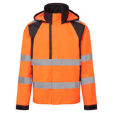 WX2 Jakna Eco Hi-Vis Rain CD860 - Narančasta/Crna