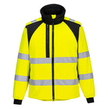 WX2 Jakna Eco Hi-Vis Softshell (2L) CD875 - Žuta/Crna