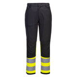 WX2 Hlače Eco Service Hi-Vis Class 1 CD888 - Žuta/Crna
