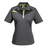 Portwest DX409 DX4 Ženska polo majica kratkih rukava – Metal siva