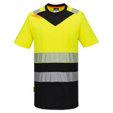 Portwest DX434 DX4 Reflektirajuća majica kratkih rukava, klasa 1 – Žuta/Crna