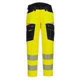 Portwest DX453 DX4 Reflektirajuće radne hlače Service – Žuta/Crna