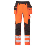 Portwest DX454 DX4 Reflektirajuće radne hlače Craft s odvojivim visećim džepovima – Narančasta/Crna