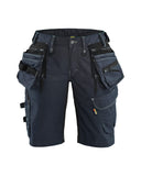 Blaklader 7992 X1900 ženske kratke radne hlače Denim Stretch – Tamnoplava/Crna
