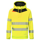 Portwest DX483 DX4 Reflektirajuća majica s kapuljačom – Žuta/Crna