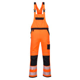 Portwest PW344 Radne hlače s naramenicama Hi-Vis PW3