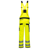 Portwest PW344 Radne hlače s naramenicama Hi-Vis PW3